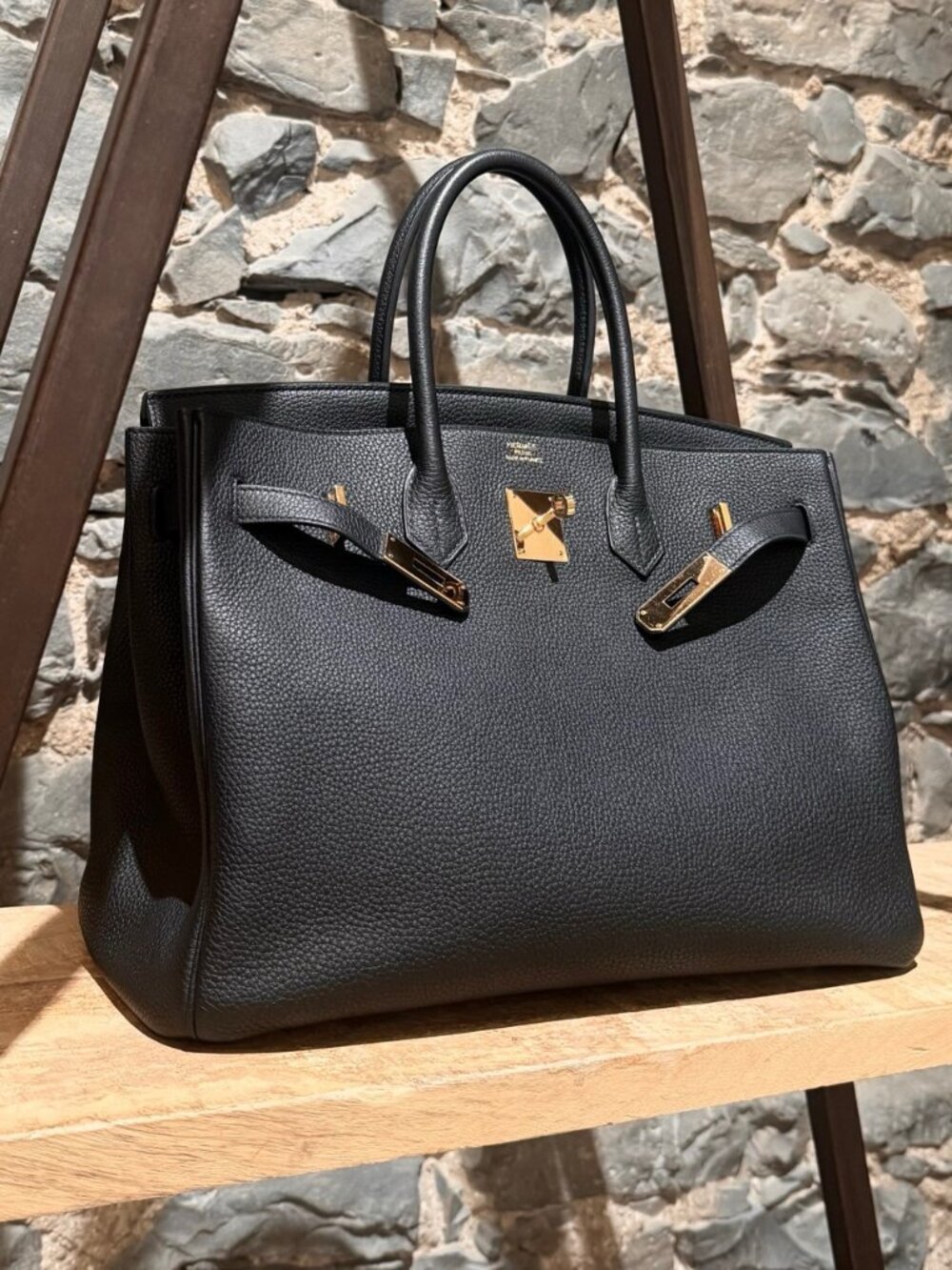 Hermès 2018 Black Togo Birkin 35 Bag - Picture 2 of 16
